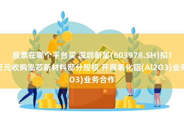 股票在哪个平台买 深圳新星(603978.SH)拟1000万元收购泓芯新材料部分股权 开展氧化铝(Al2O3)业务合作